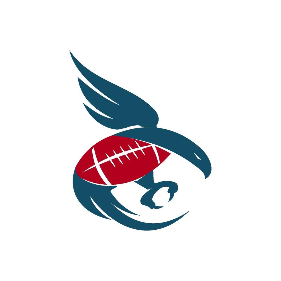 American Football Sport Logo Template Design Emblem vector