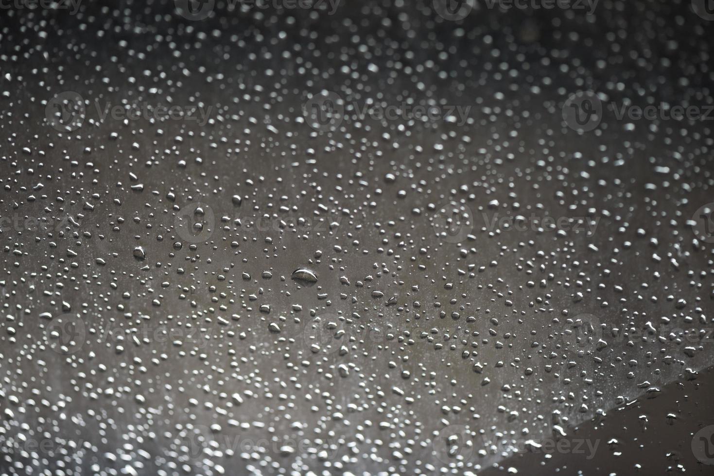 Water droplets on a window photo