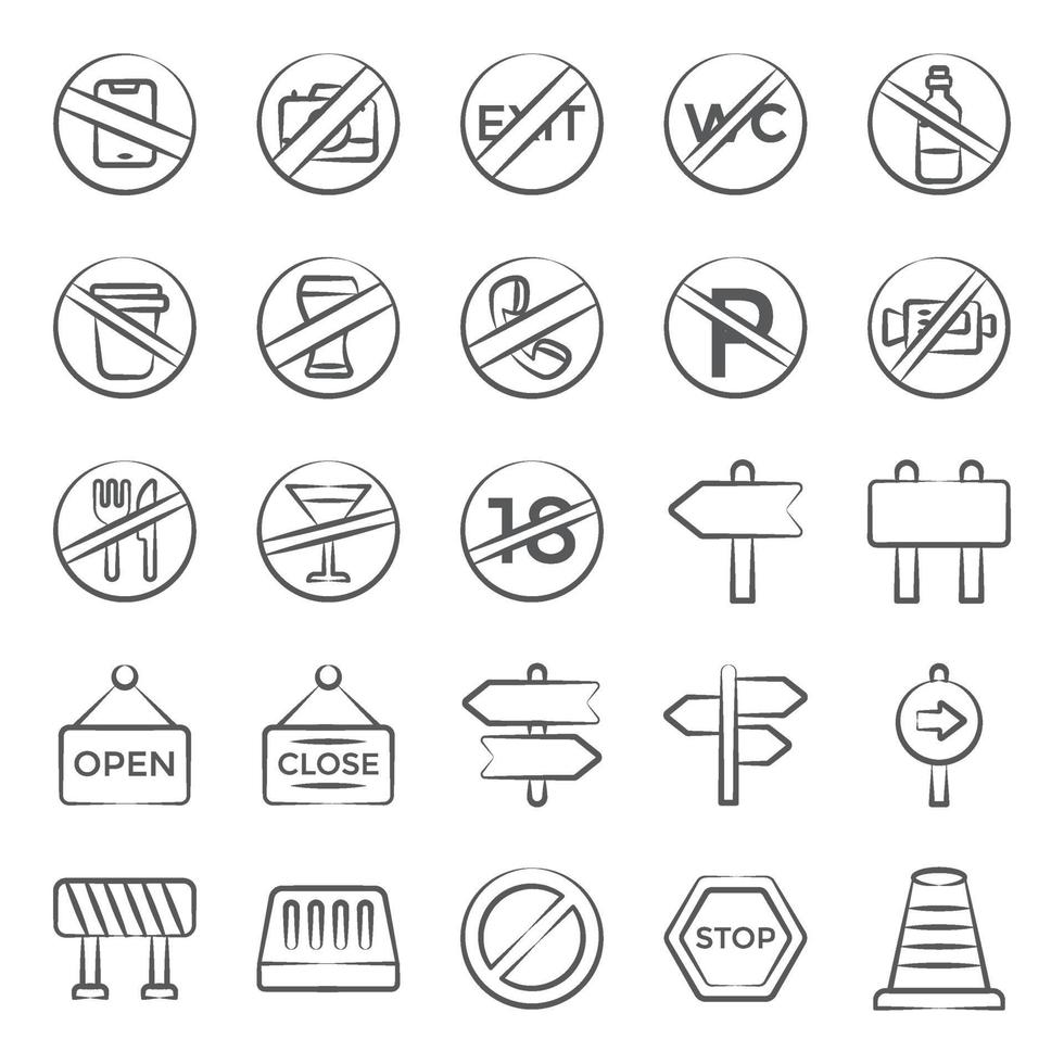 Trendy Signs and Symbol vector