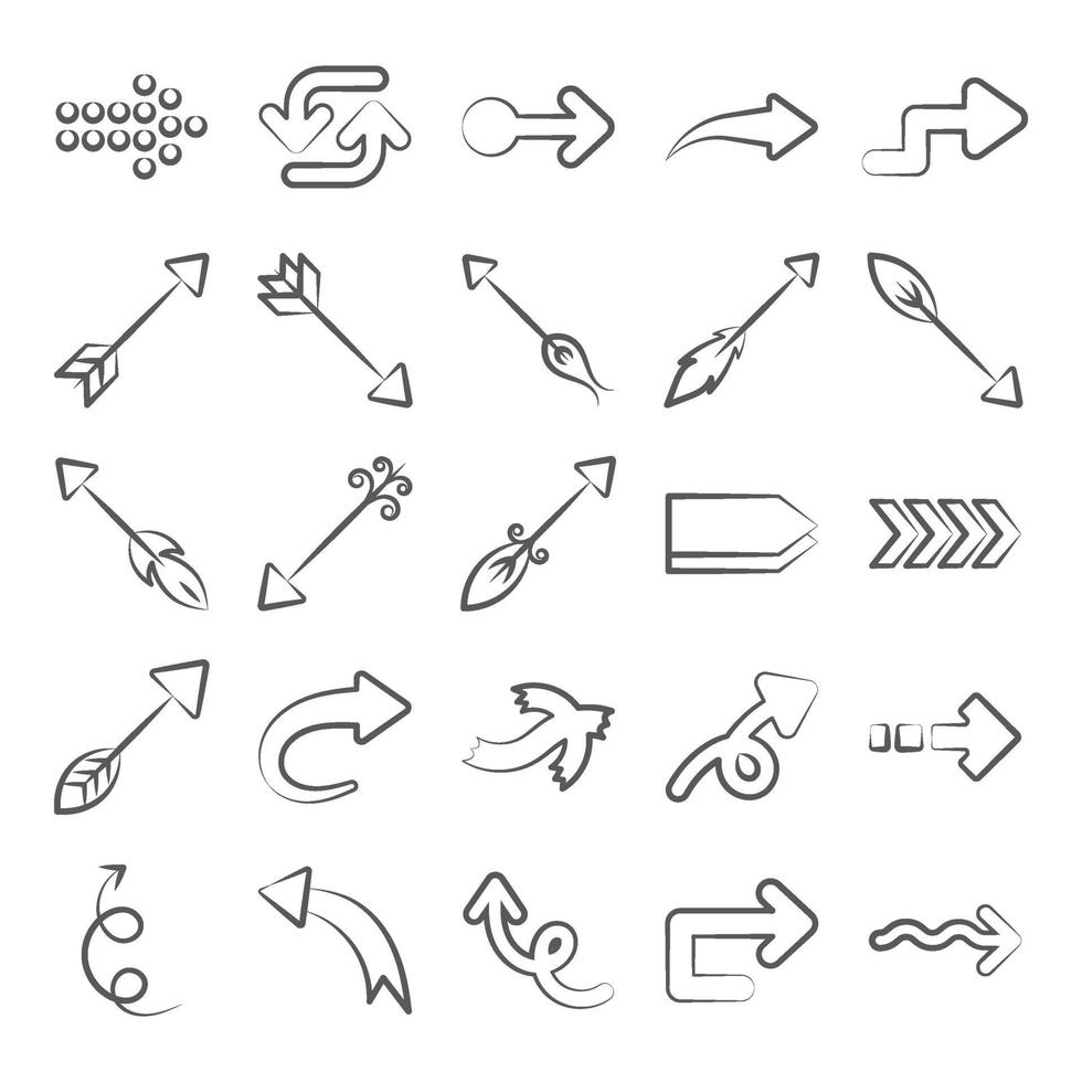 Modern Road Arrow vector