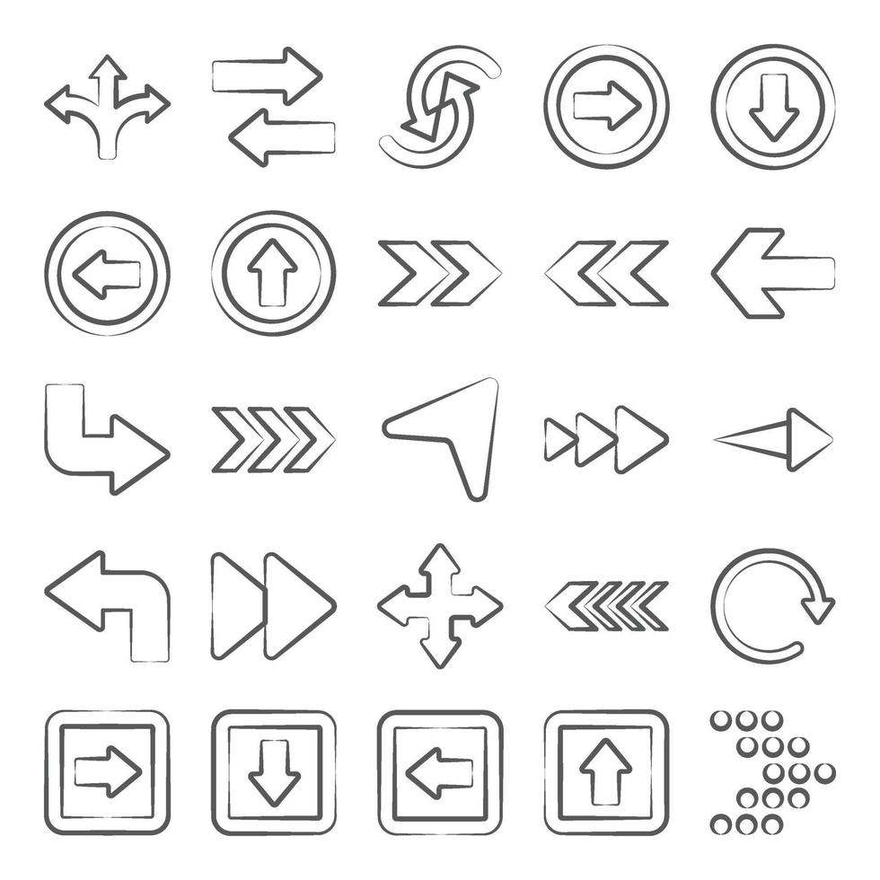 Directional  and Modern Arrow vector