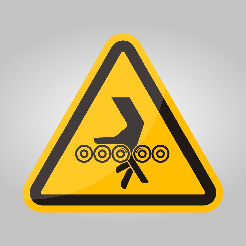 Hand Entanglement Rollers Symbol Sign, Vector Illustration, Isolate On White Background Label .EPS10