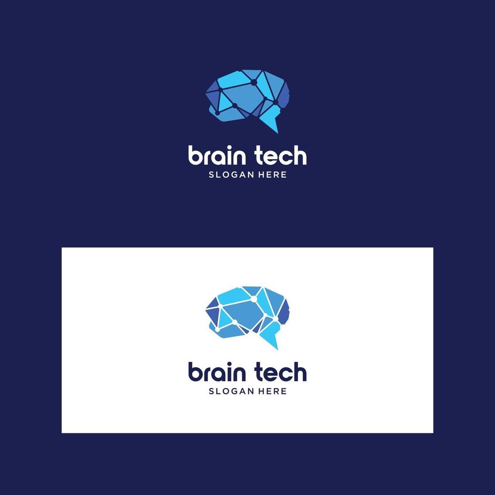 logo design brain vector