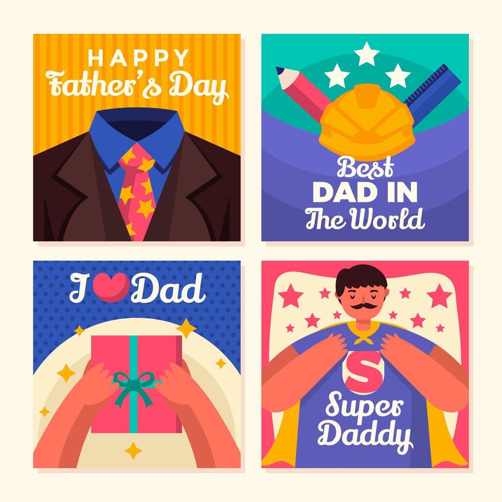 Super Dad Appreciation Day vector