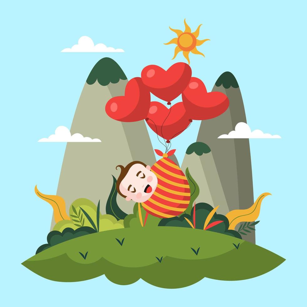 Welcoming The Most Beautiful Gift into The World vector