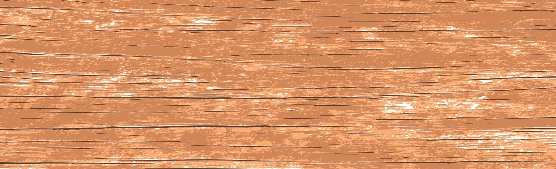 Panoramic texture of light wood with knots - Vector