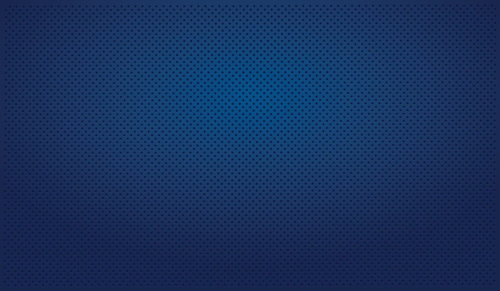 Blue perforated blue background with black holes and glow vector