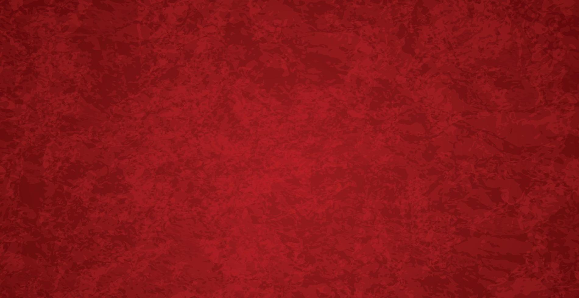 Red abstract textured grunge web background - Vector