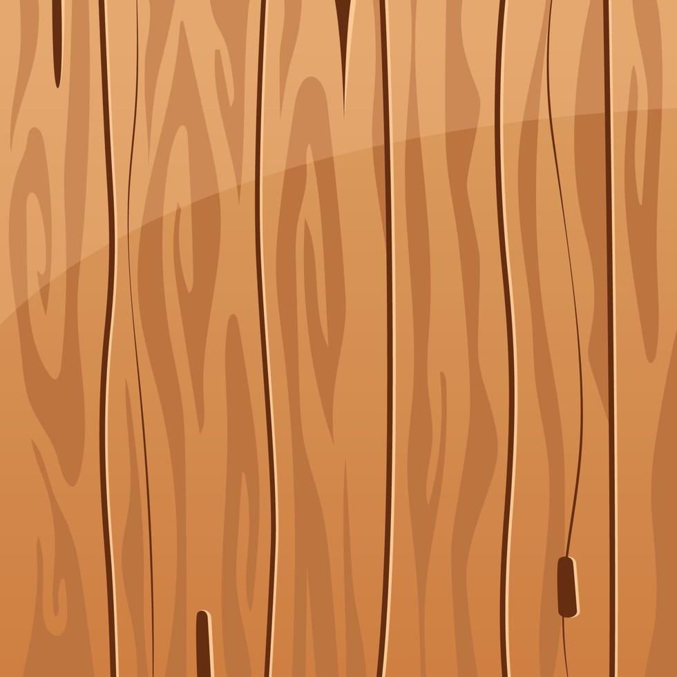 fondo de madera de dibujos animados plana vector