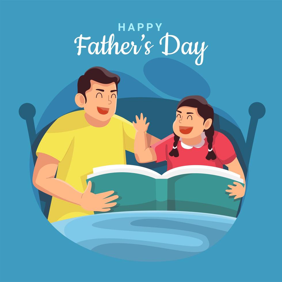 Celebrating Father's Day Concept vector
