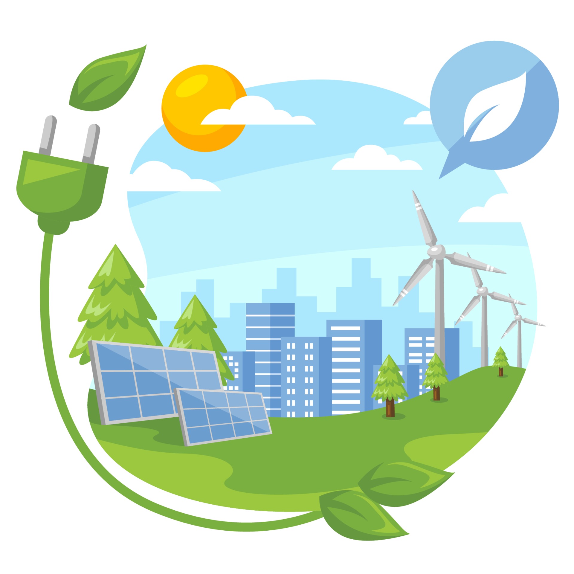 Green Technology Concept 2202509 Vector Art at Vecteezy