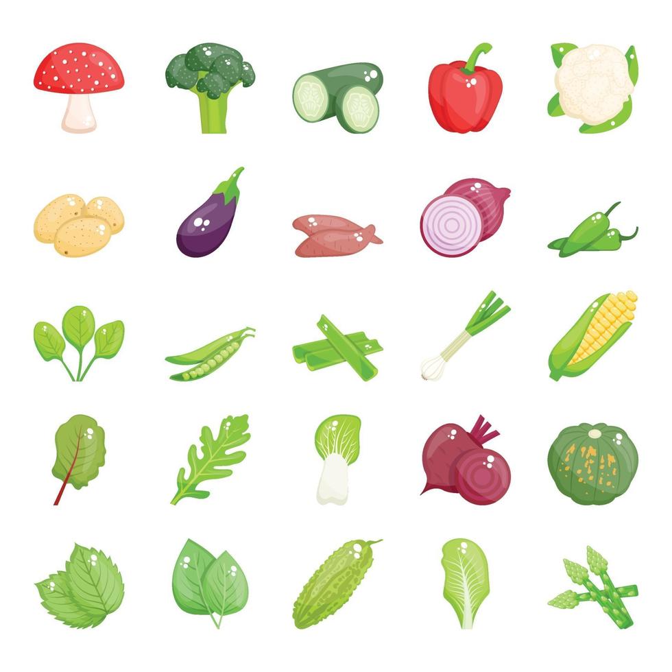 verduras de temporada de invierno vector