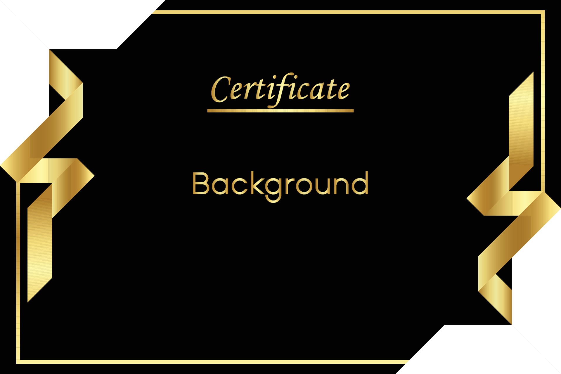 black gold elegant background for certificate vector template 2202783