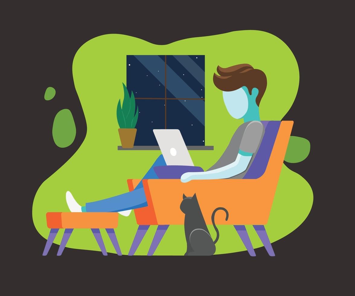 night work out vector