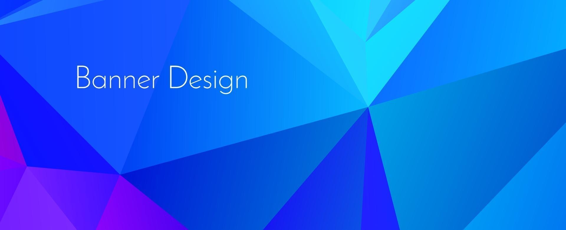 Fondo de banner de diseño decorativo geométrico elegante abstracto vector