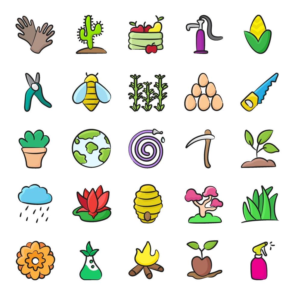 Nature and Ecology Elements vector