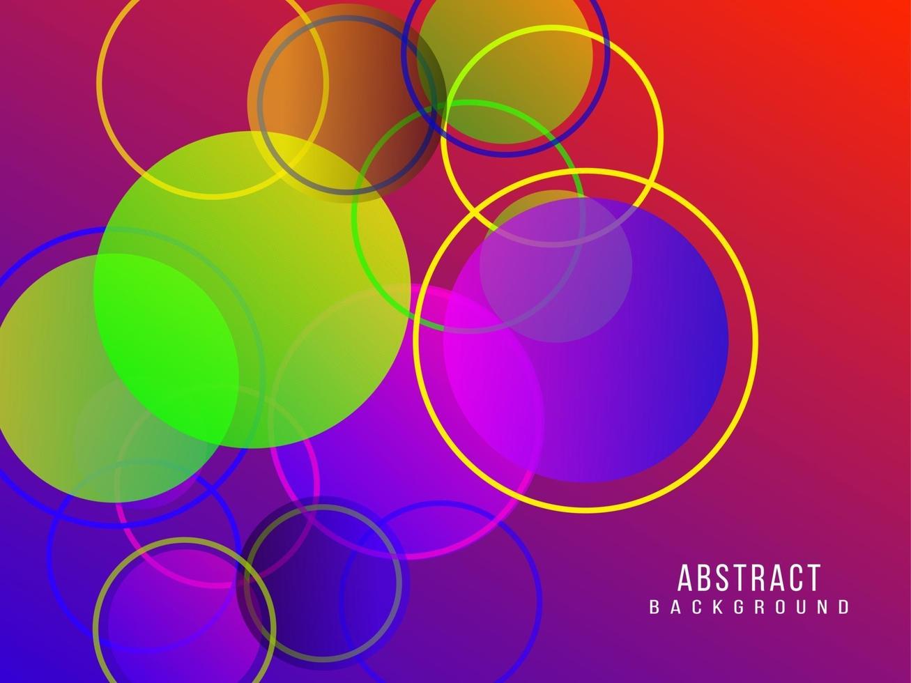 Abstract geometric circular elegant bright pattern design background vector