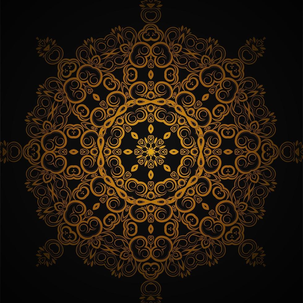 Abstract beautiful luxury mandala decorative background vector