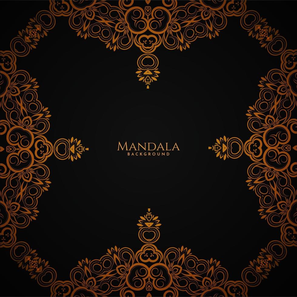 Abstract beautiful luxury mandala decorative background vector