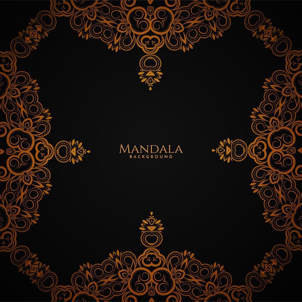 Abstract beautiful luxury mandala decorative background vector