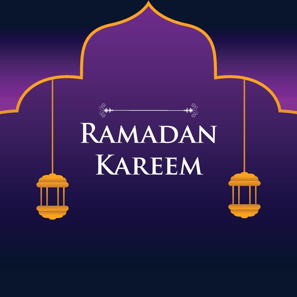ramadan kareem greeting background vector
