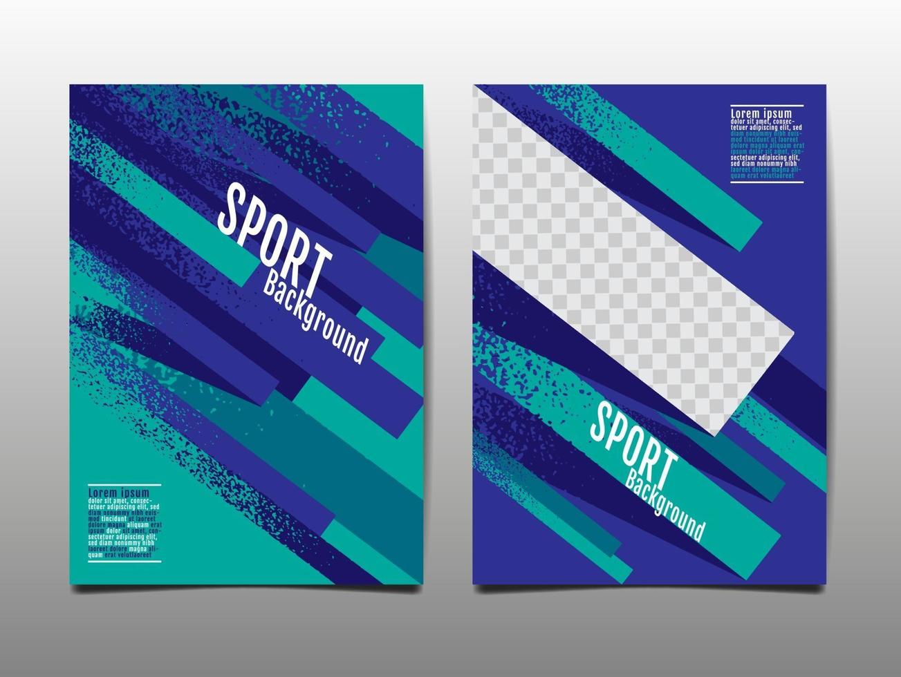 Dynamic Grunge Sport Background Set, Abstract, Brush Speed Banner, Vector Illustration.