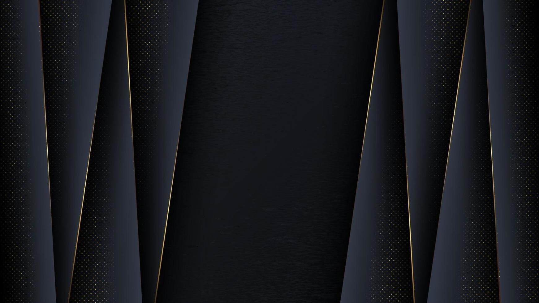 Luxury abstract background with gold trim. vector