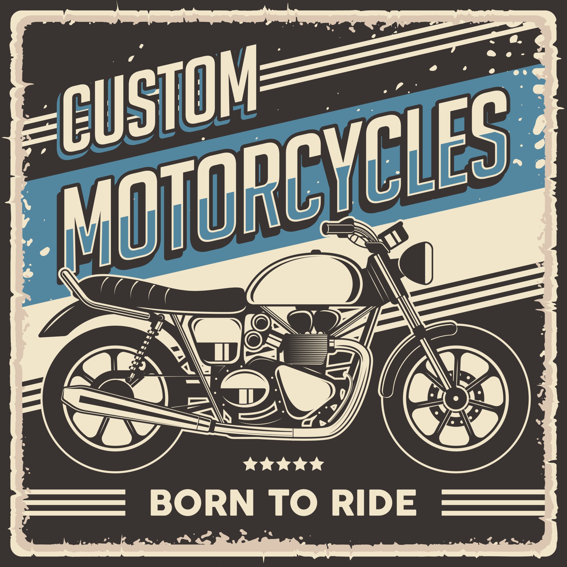 Design: Vintage Motorcycle Posters