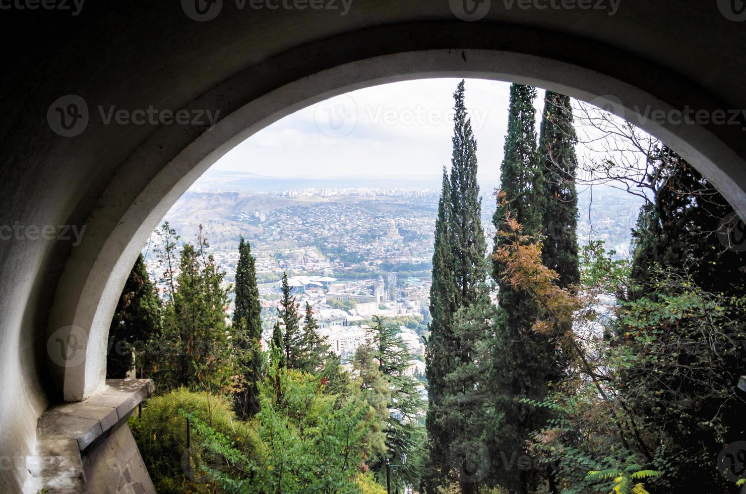 Panorama of the Tbilisi city photo