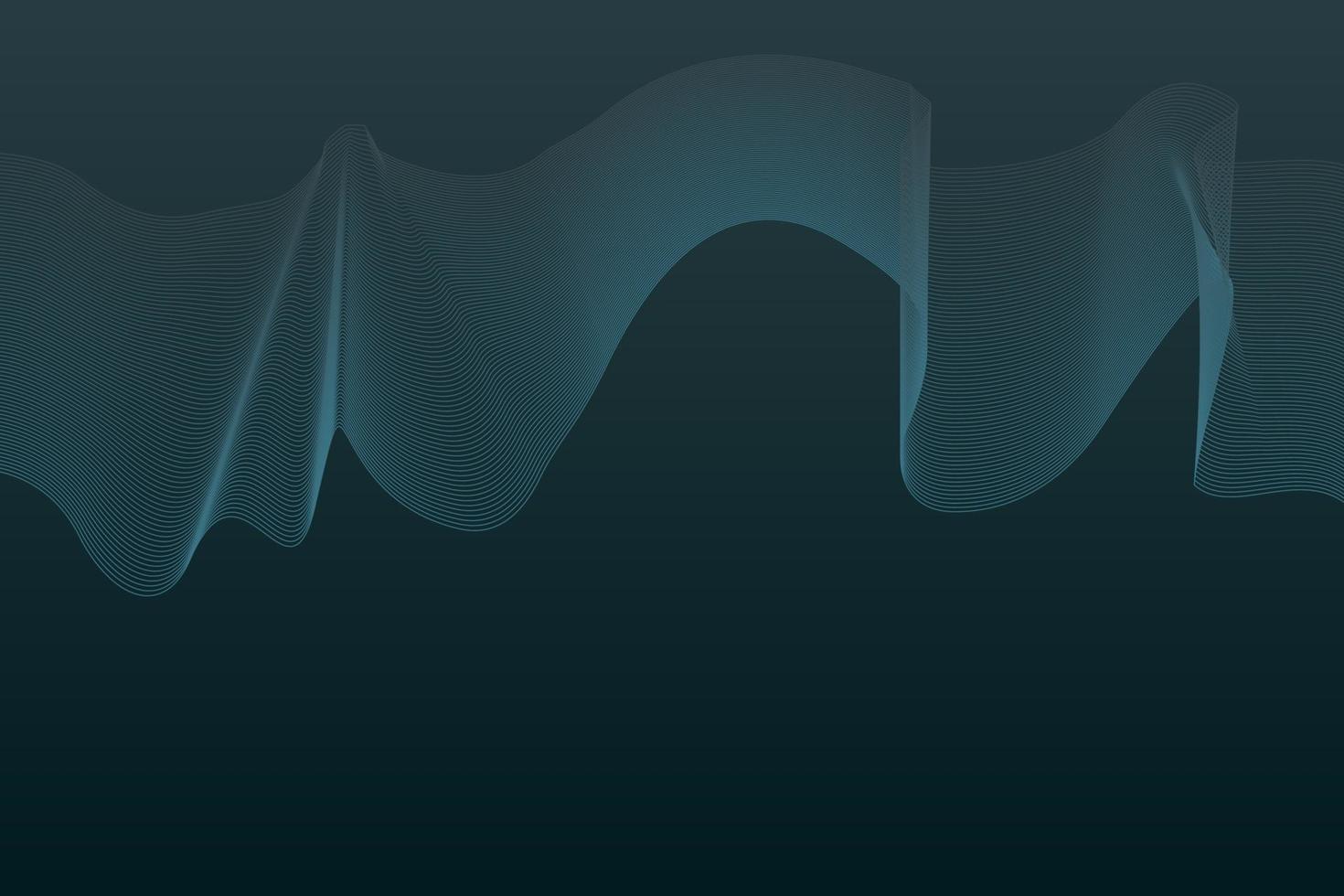 Unique Abstract Waves Background vector