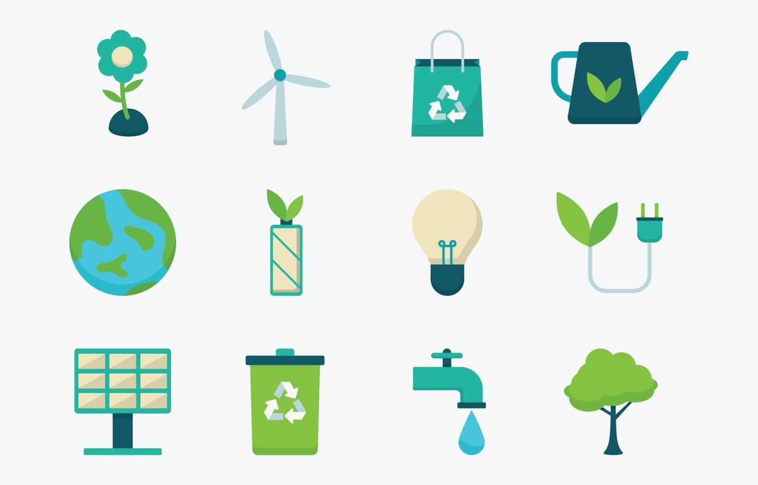 Earth Day Icon Collection vector