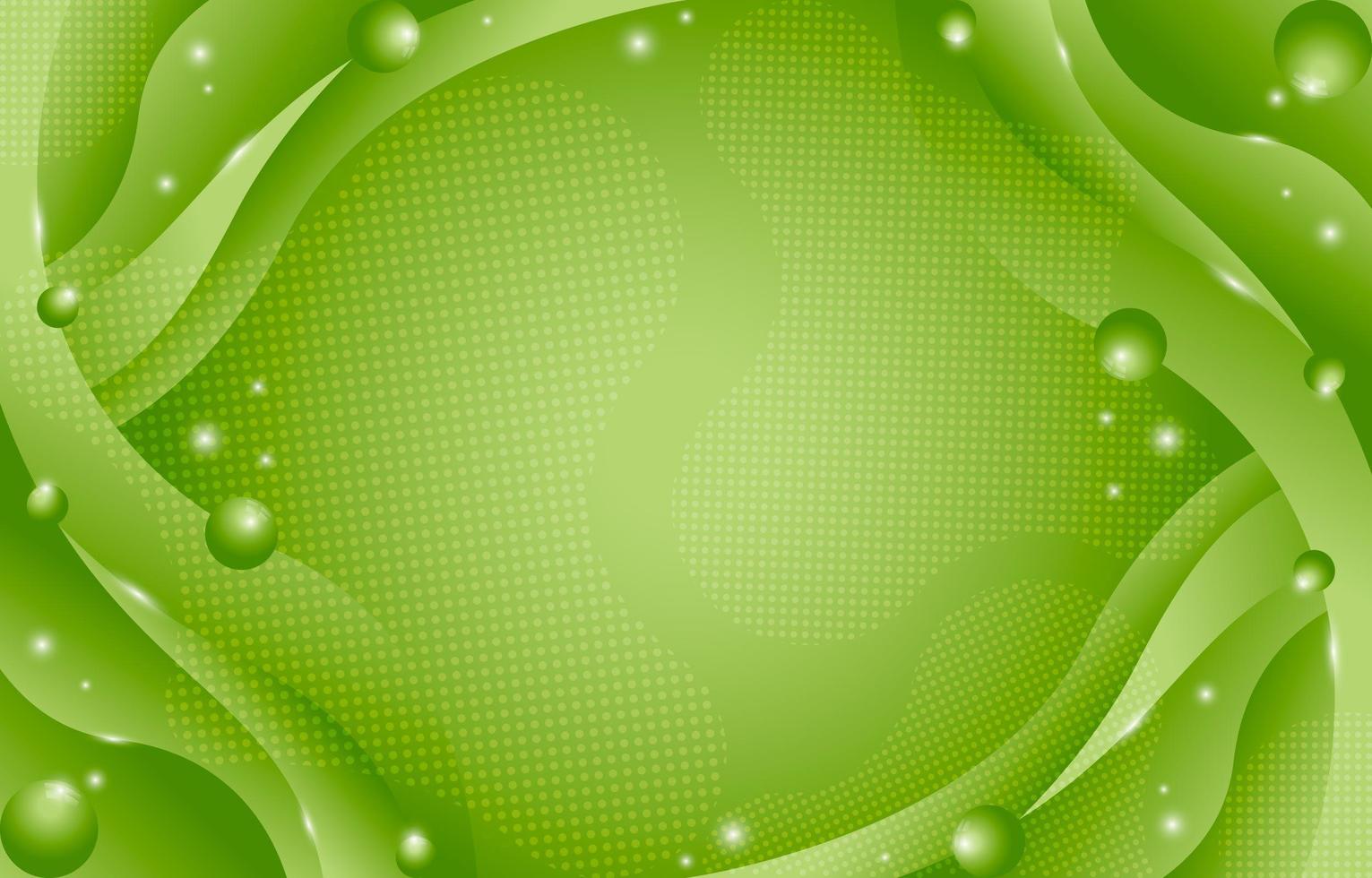 Gradient Abstract Green Background Composition vector