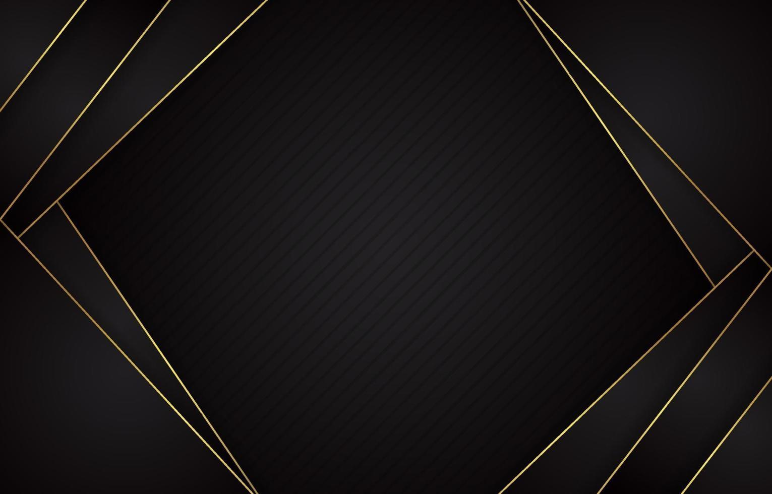 Luxurious Black Gold Background vector