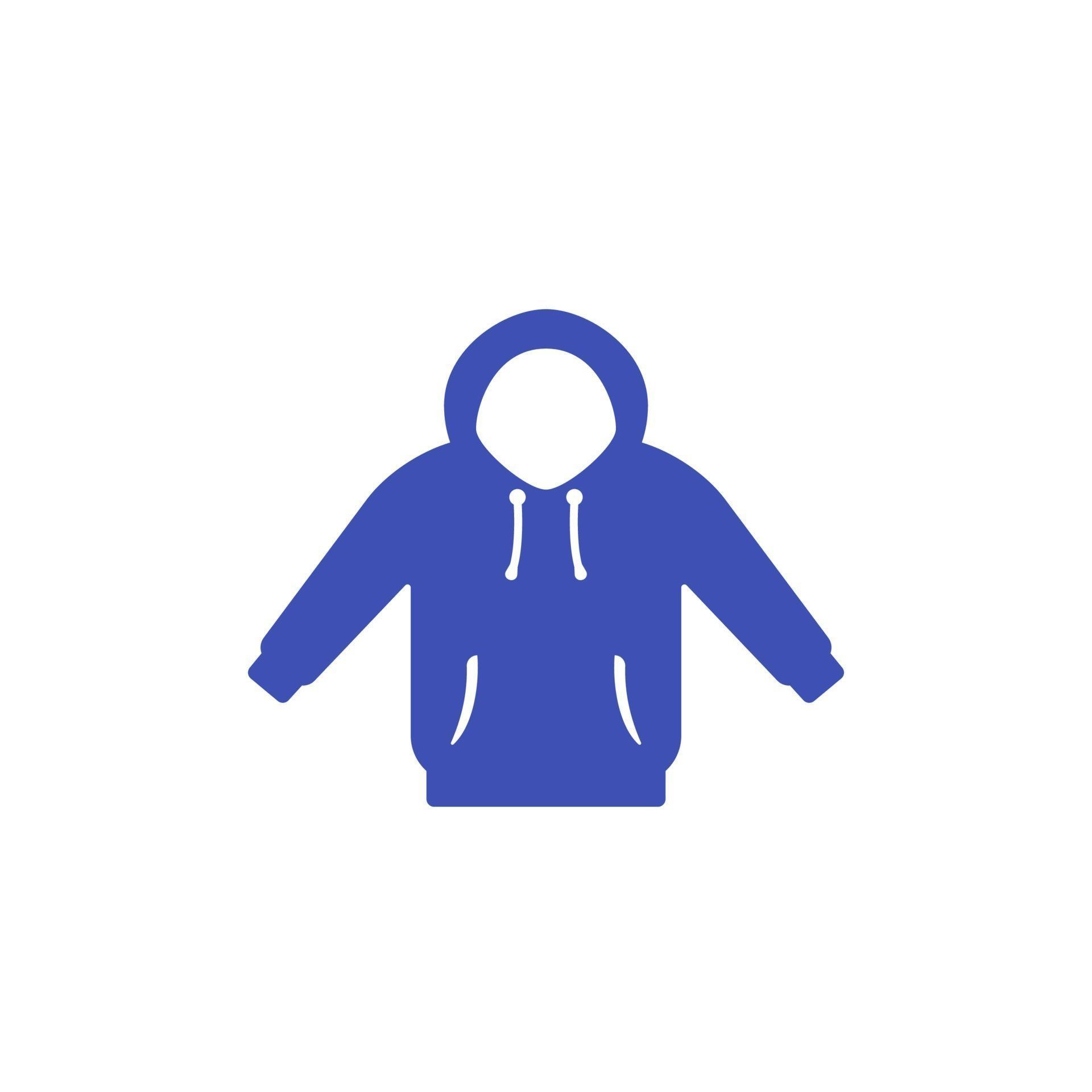 hoodie icon on white, vector 2204584 Vector Art at Vecteezy