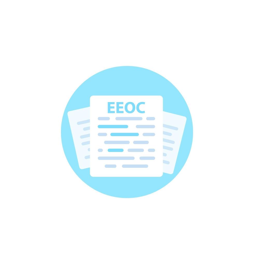 Equal Employment Opportunity Commission, EEOC document vector icon