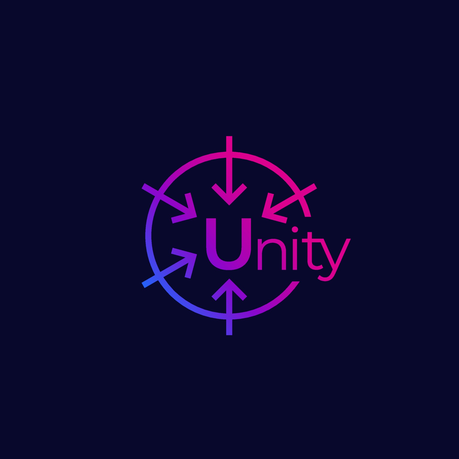 Unity Vector Logo Design Vector Art At Vecteezy