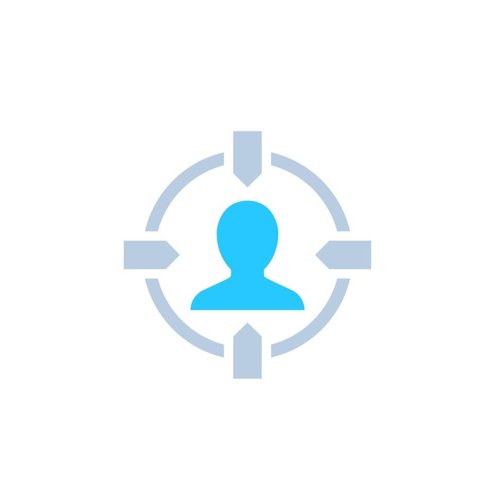 Customer centricity vector icon
