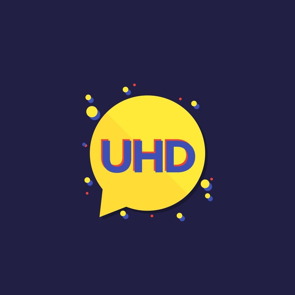 vector de contenido uhd