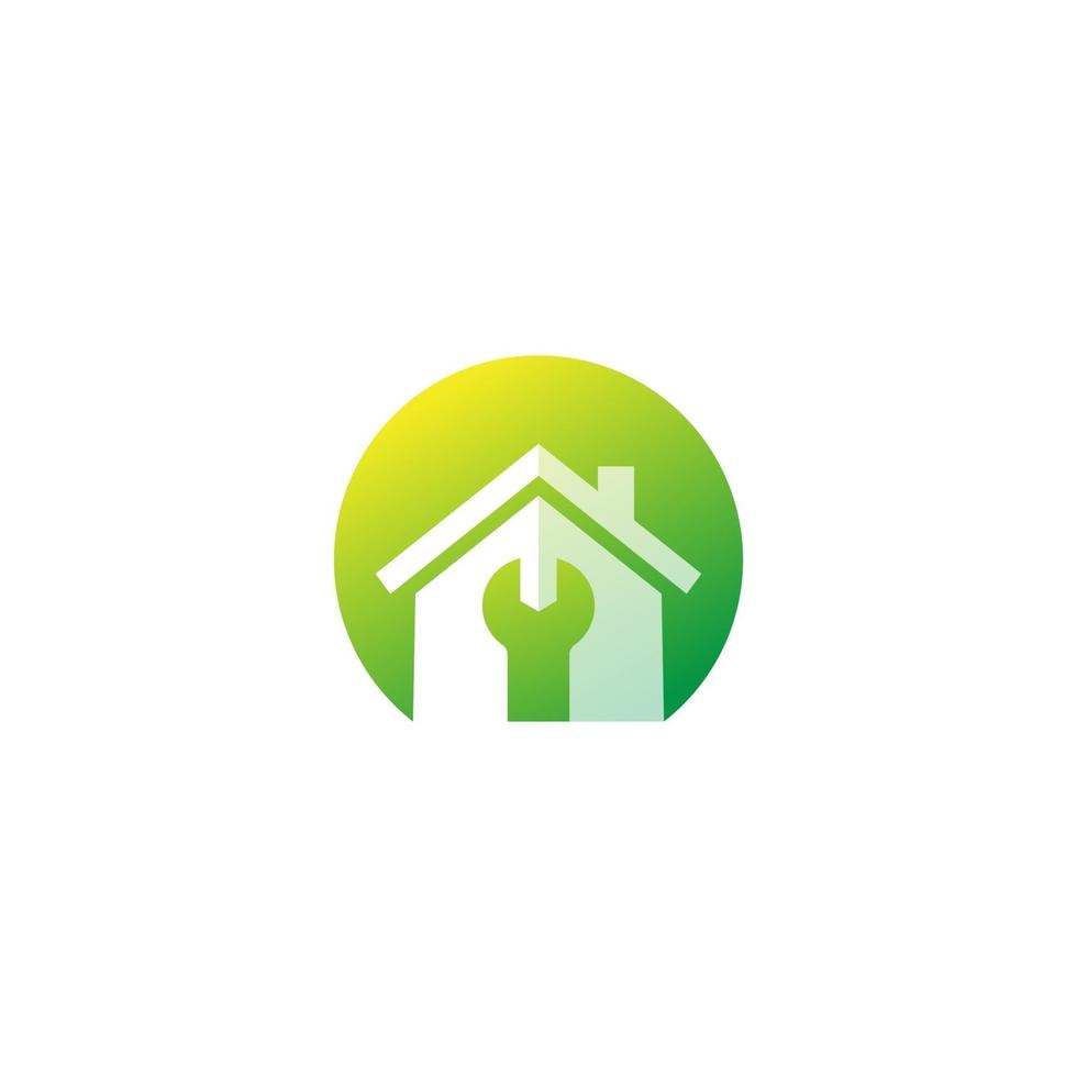 house maintenance service, vector logo