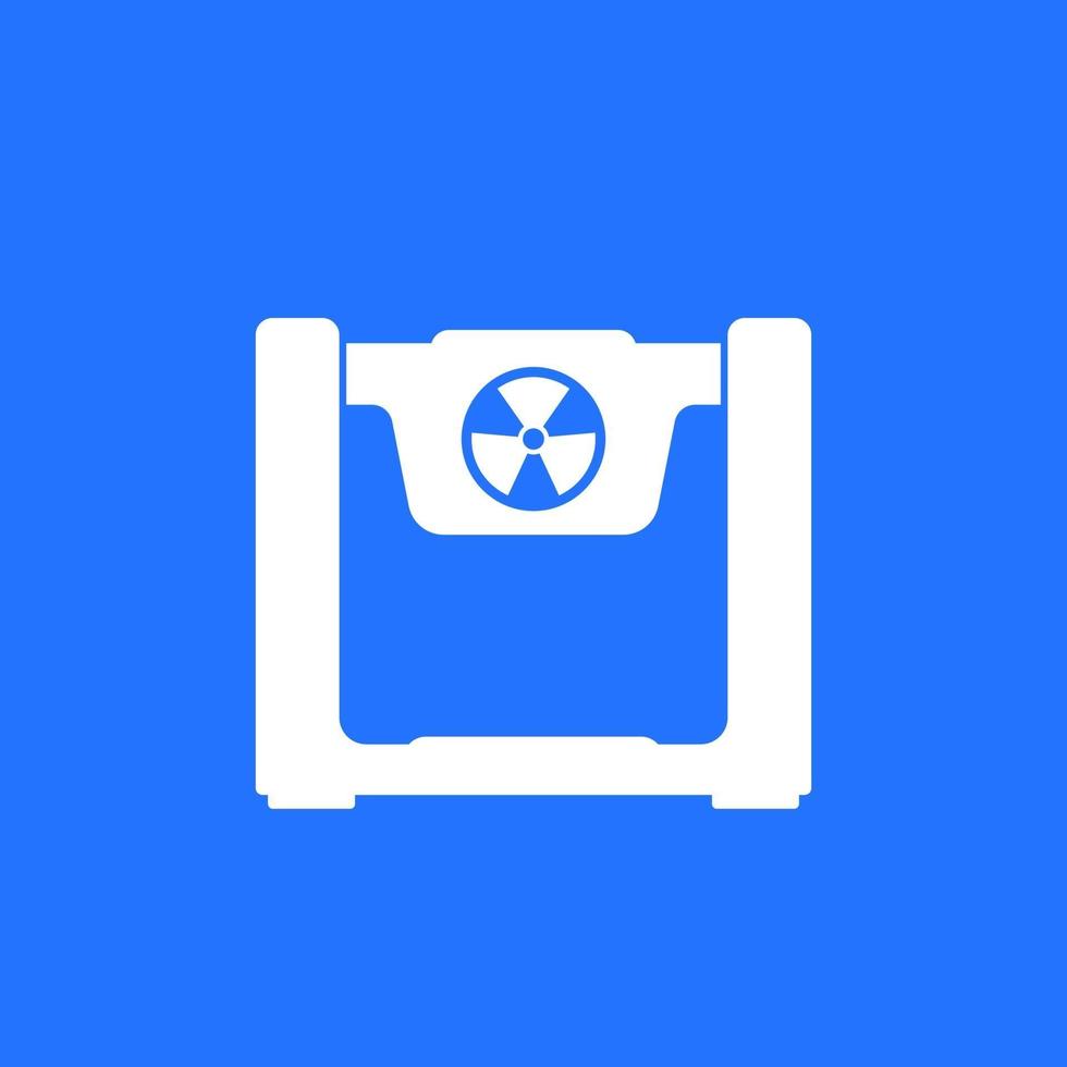 X-ray machine icon, vector design