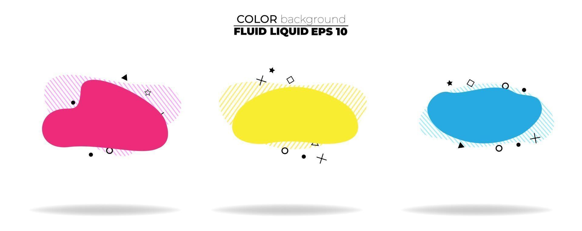 fluid shape vector set. gradient liquid with neon colors, item for the design of a logo, flyer, persentation, gift card,  Poster on wall,  landing page, ,coverbook,  banner, social media posted