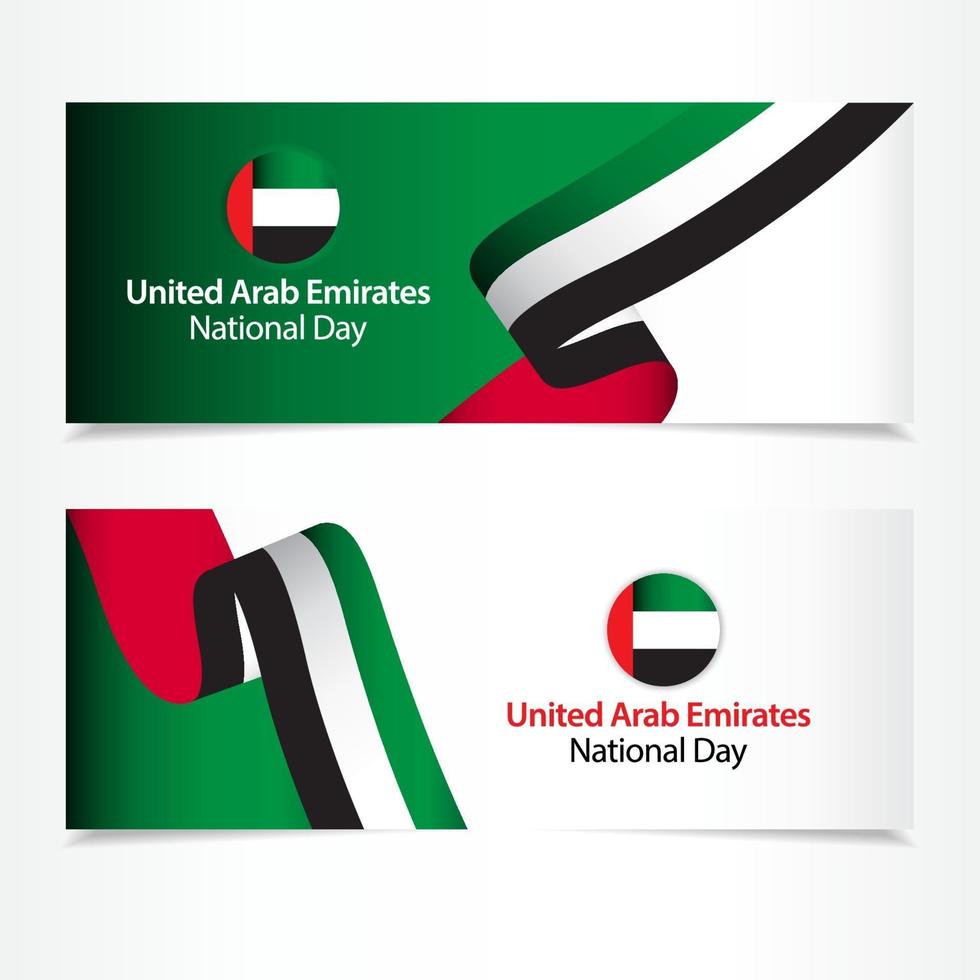 United Arab Emirates National Day Celebration Vector Template Design Illustration