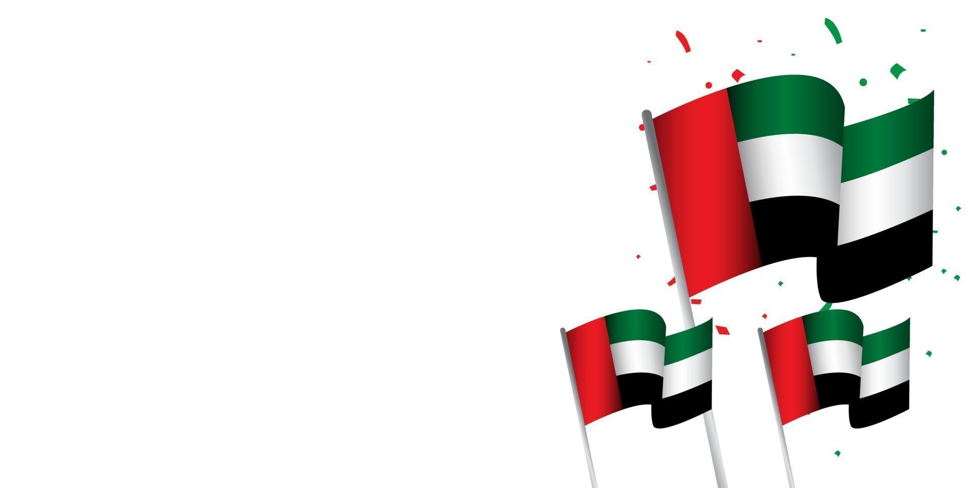 United Arab Emirates National Day Celebration Vector Template Design Illustration