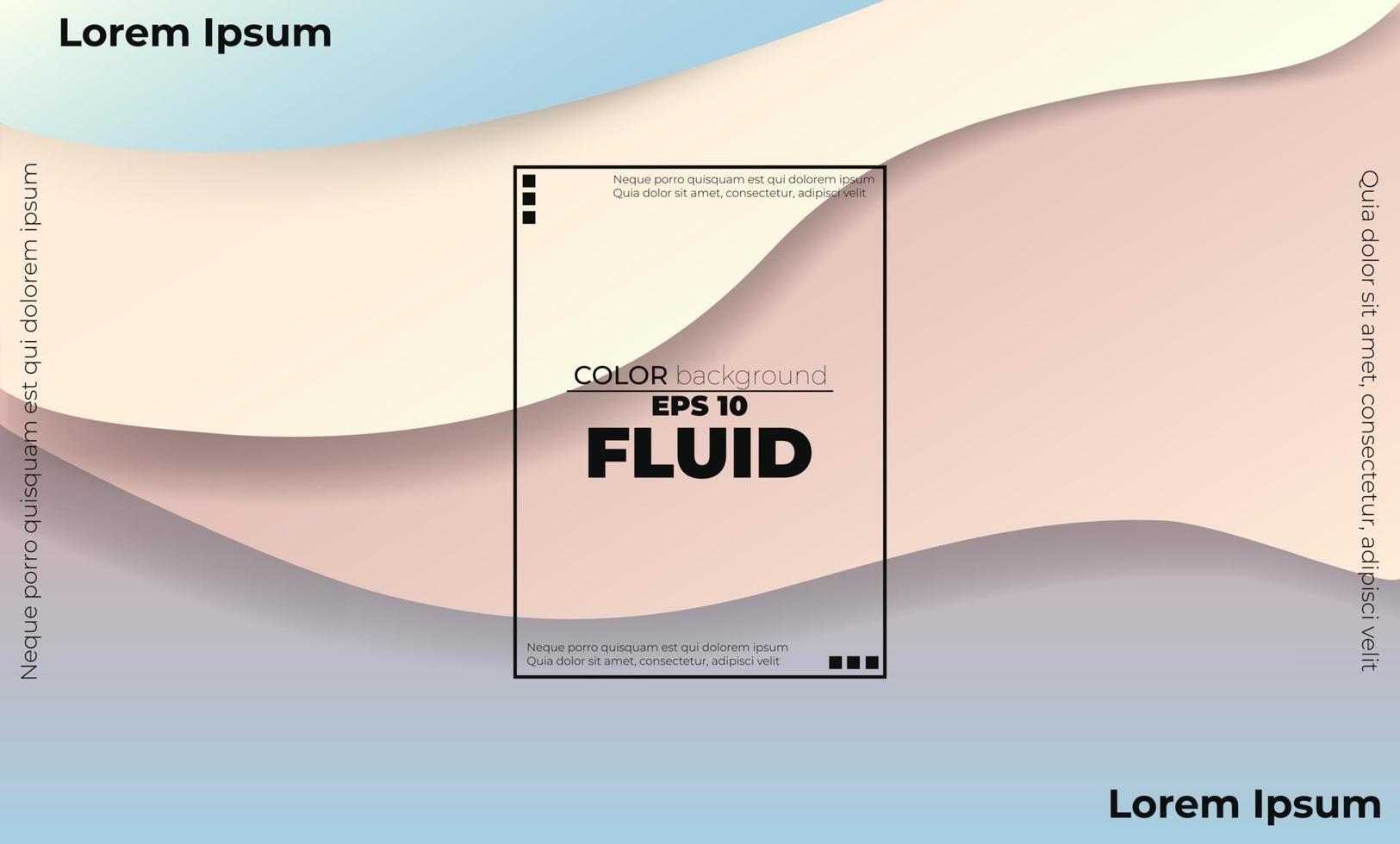 Creative geometric wallpaper. Trendy fluid flow gradient shapes composition. Applicable for gift card,  Poster on wall poster template,  landing page, ui, ux ,coverbook,  baner, social media posted, vector