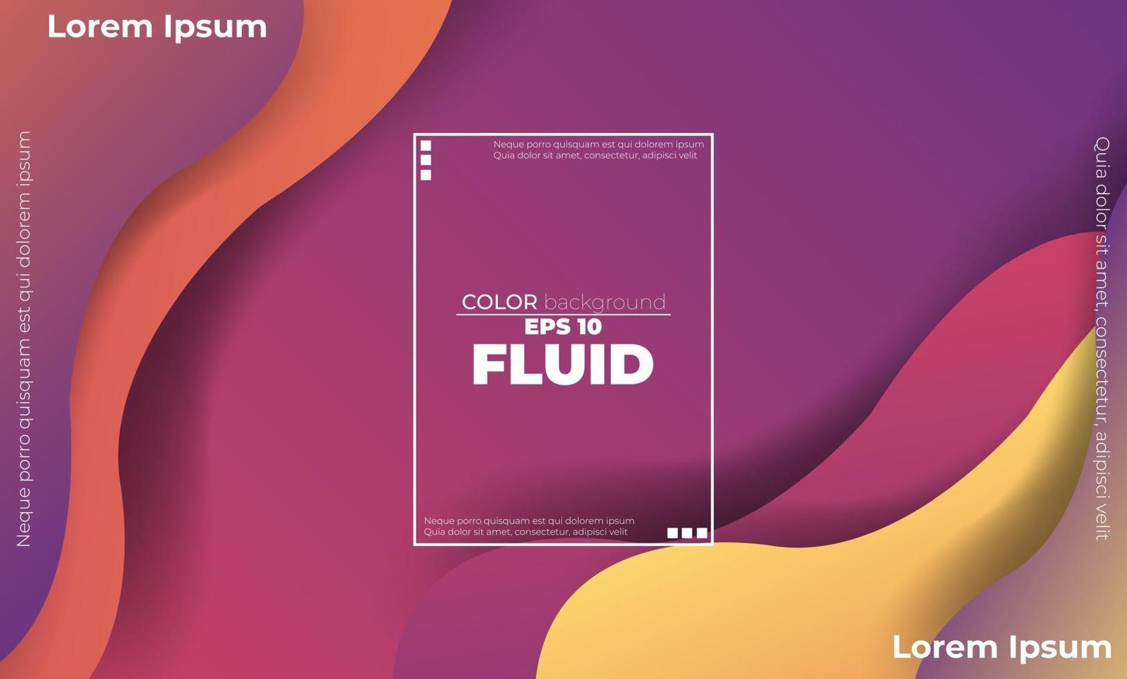 Creative geometric wallpaper. Trendy fluid flow gradient shapes composition. Applicable for gift card,  Poster on wall poster template,  landing page, ui, ux ,coverbook,  baner, social media posted, vector