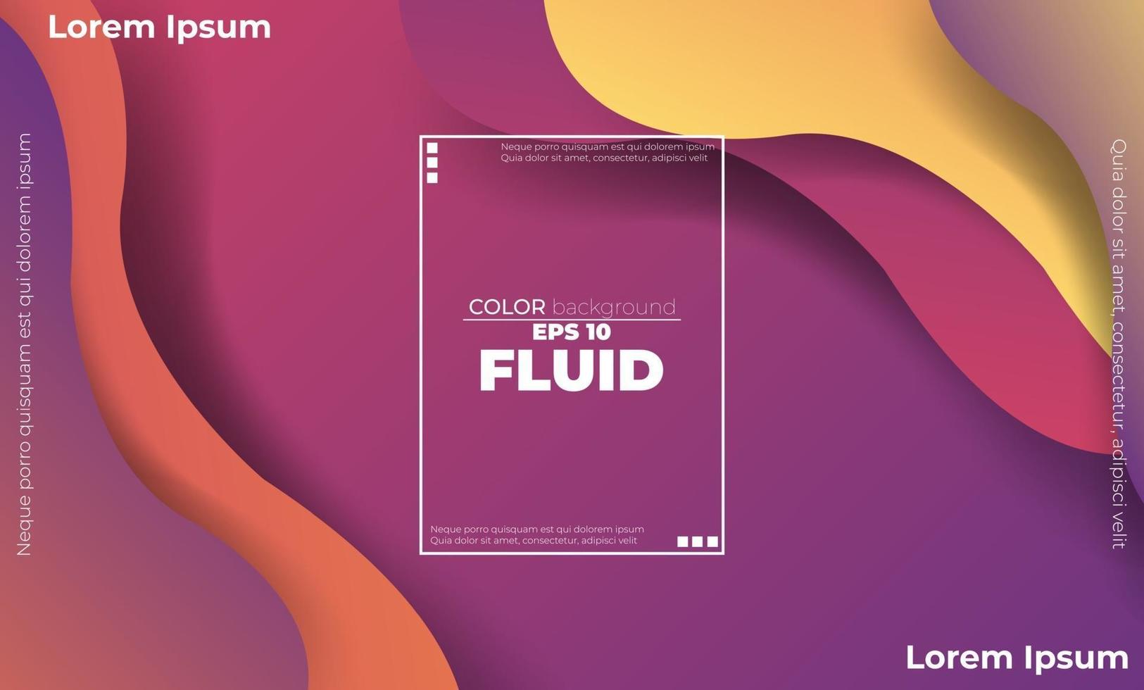 Creative geometric wallpaper. Trendy fluid flow gradient shapes composition. Applicable for gift card,  Poster on wall poster template,  landing page, ui, ux ,coverbook,  baner, social media posted, vector