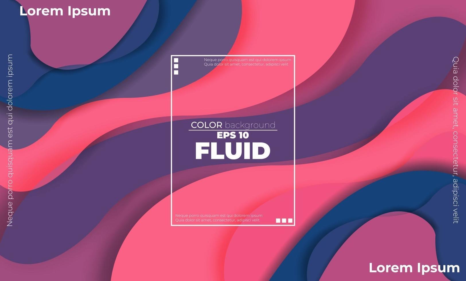 Creative geometric wallpaper. Trendy fluid flow gradient shapes composition. Applicable for gift card,  Poster on wall poster template,  landing page, ui, ux ,coverbook,  baner, social media posted, vector