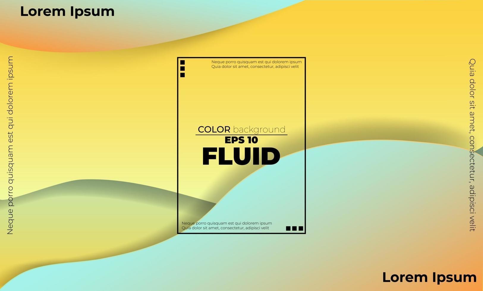 Creative geometric wallpaper. Trendy fluid flow gradient shapes composition. Applicable for gift card,  Poster on wall poster template,  landing page, ui, ux ,coverbook,  baner, social media posted, vector