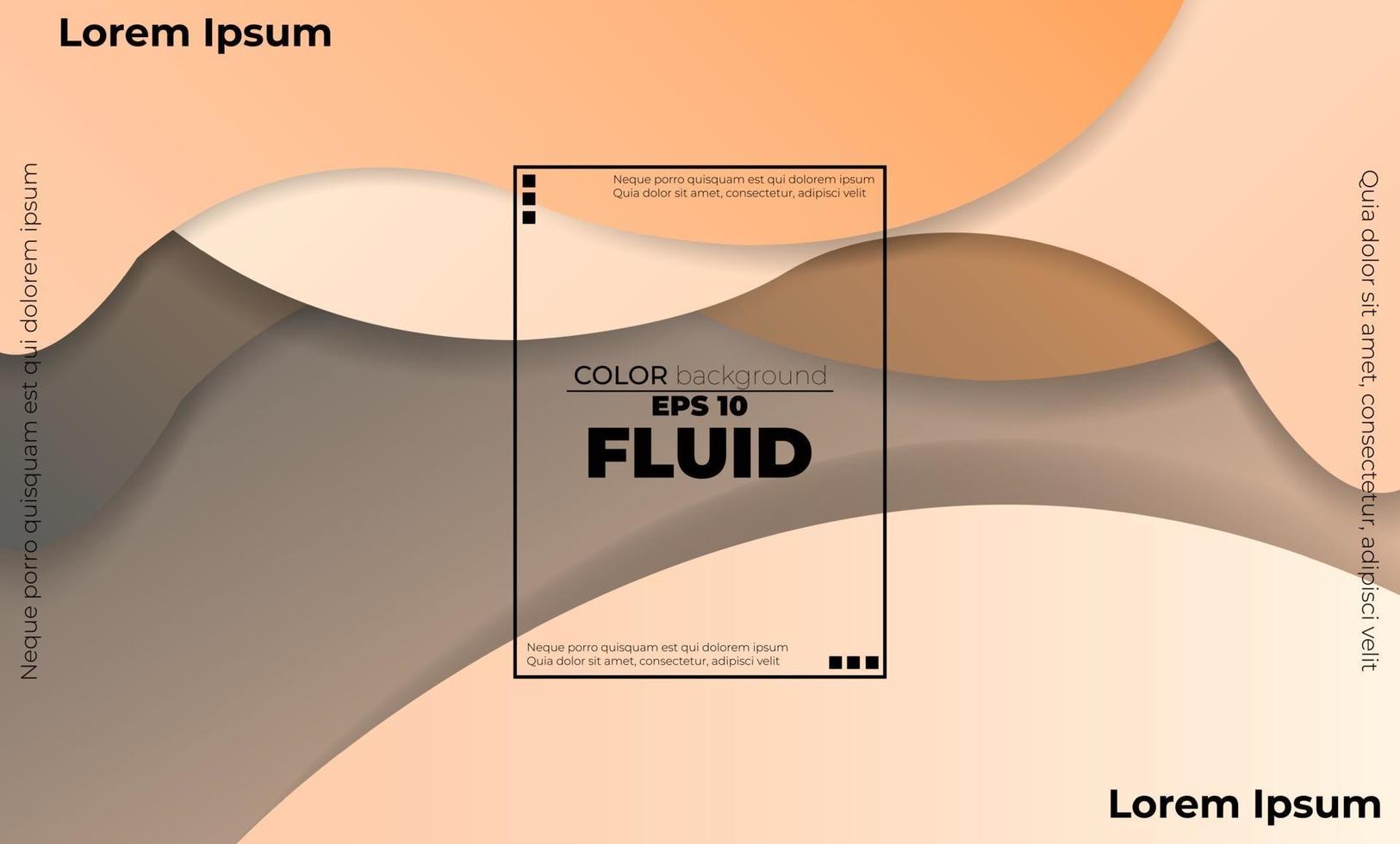 Creative geometric wallpaper. Trendy fluid flow gradient shapes composition. Applicable for gift card,  Poster on wall poster template,  landing page, ui, ux ,coverbook,  baner, social media posted, vector