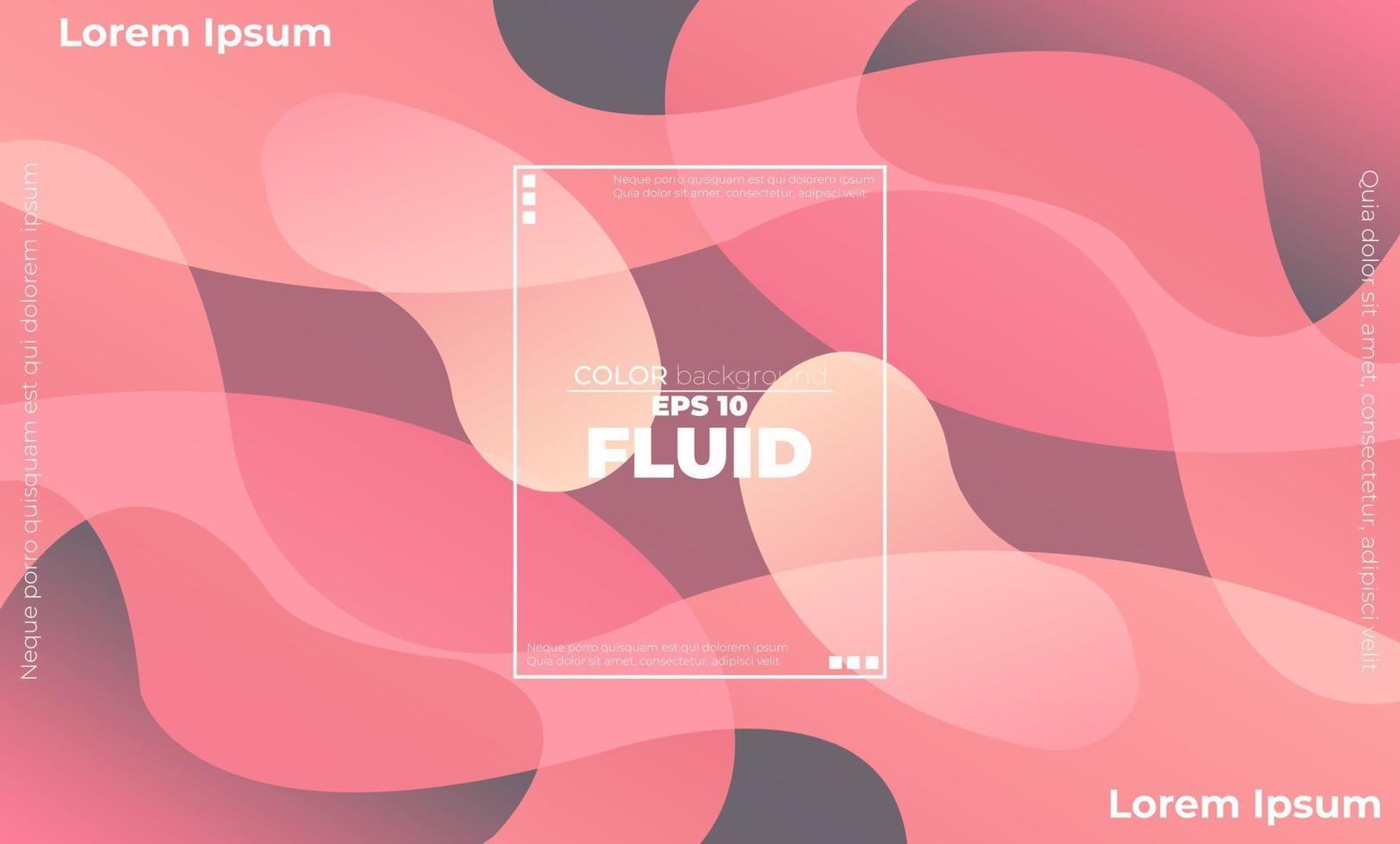 Creative geometric wallpaper. Trendy fluid flow gradient shapes composition. Applicable for gift card,  Poster on wall poster template,  landing page, ui, ux ,coverbook,  baner, social media posted, vector